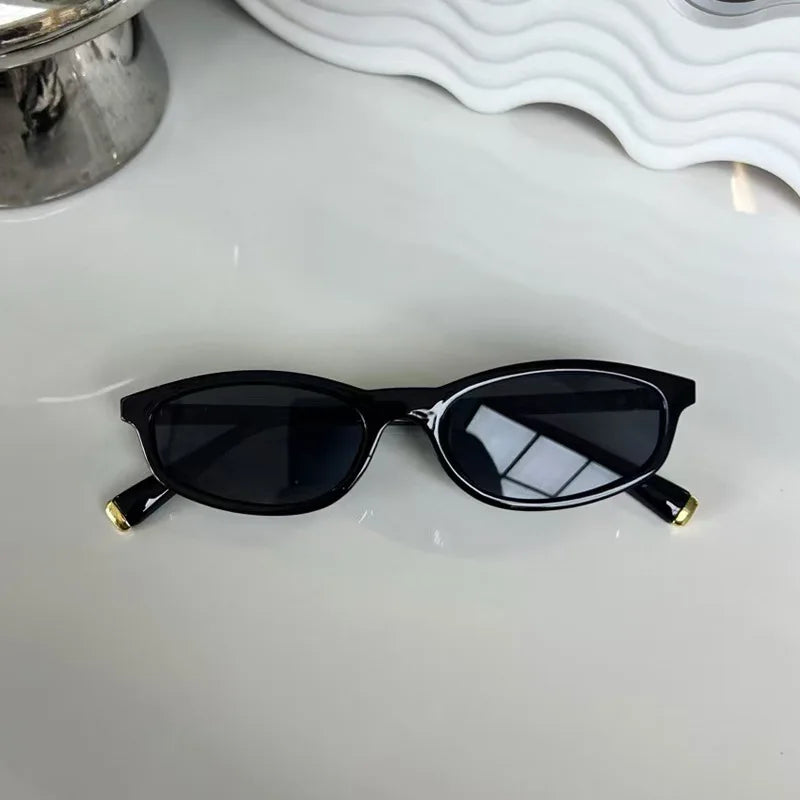 Vintage Small Frame Women's Kitten Glasses High-end Sunglasses Woman Luxury Brands Original Lunettes Femmes 802346