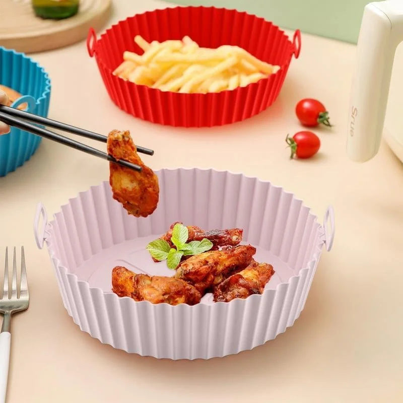 Panier silicone antiadhésif pour air fryer