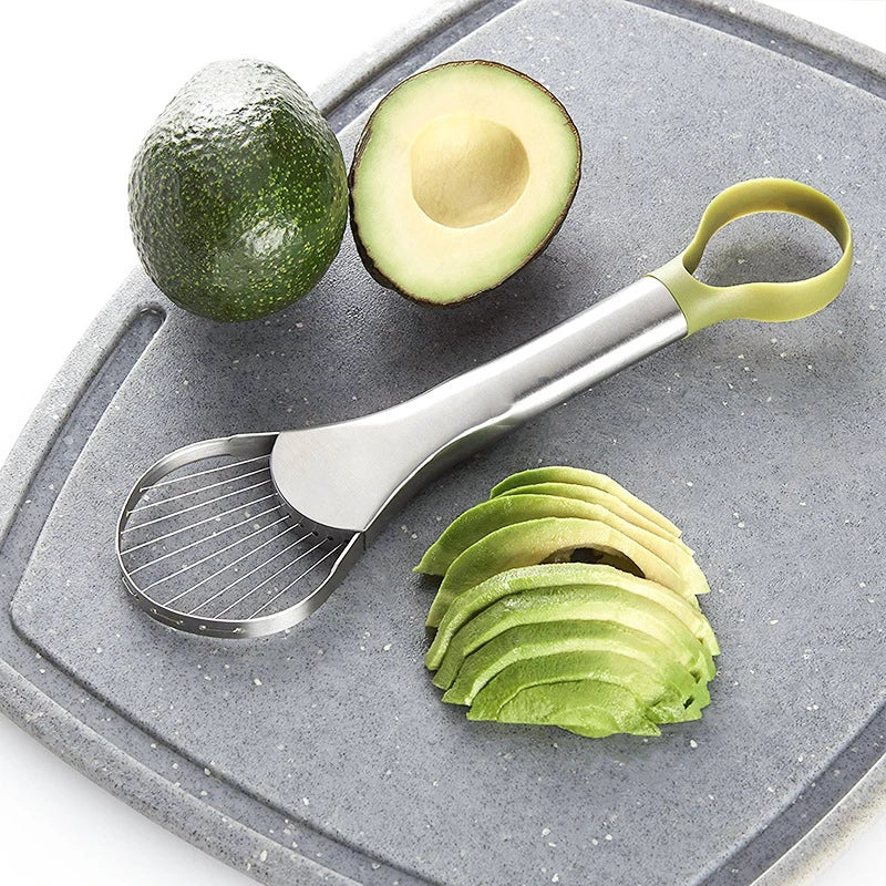 Coupe-avocat 2-en-1 en inox