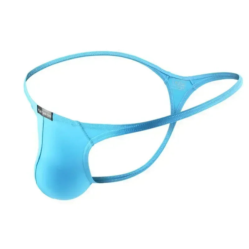 Men Thongs and G Strings Underwear Gay Low Rise Solid Briefs Hipster Jockstrap Lingerie Tanga Hombre Sexy Breathable Thong