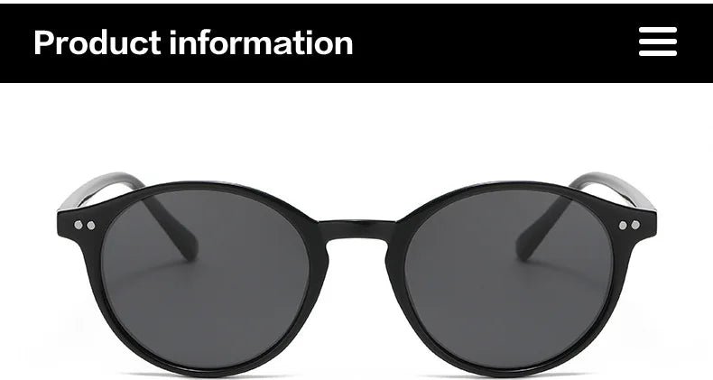 Retro Round Polarized Sunglasses Men Women Classic Leopard Frame Sun Glasses Fashion Black Driving Male Female Goggles UV400