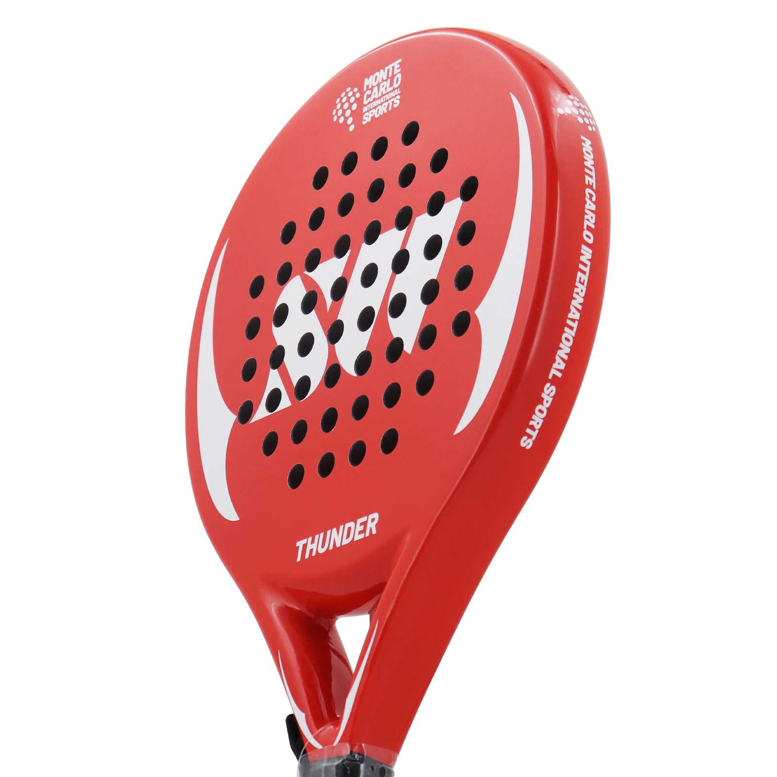 Padel Paddle 3K/18K Carbon Fiber EVA Soft Surface Teardrop Shape with Bag Round Raquette Racket