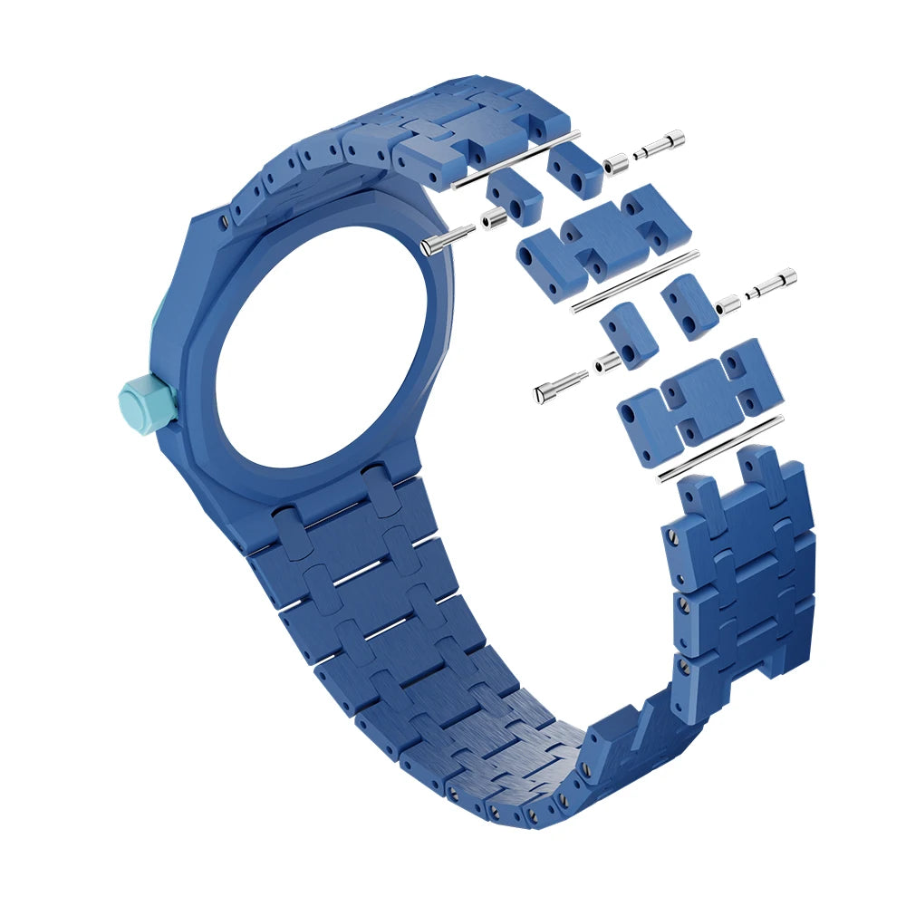Luxury Plastic Modification Kit for Swatch X AP Royal POP Watch Eco Watch Case Link Strap Watch Conversion Pocket Mod Accessory