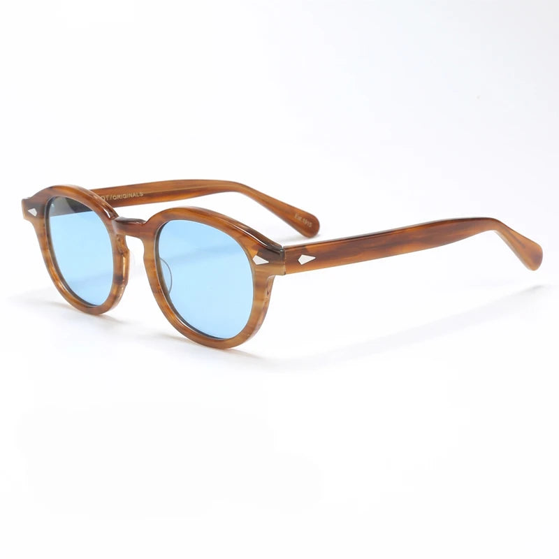 Johnny Depp Sunglasses Men Women Polarized Lemtosh Style Sun Glasses Brand Vintage Acetate Frame For Male Eyeglasses Eyewear