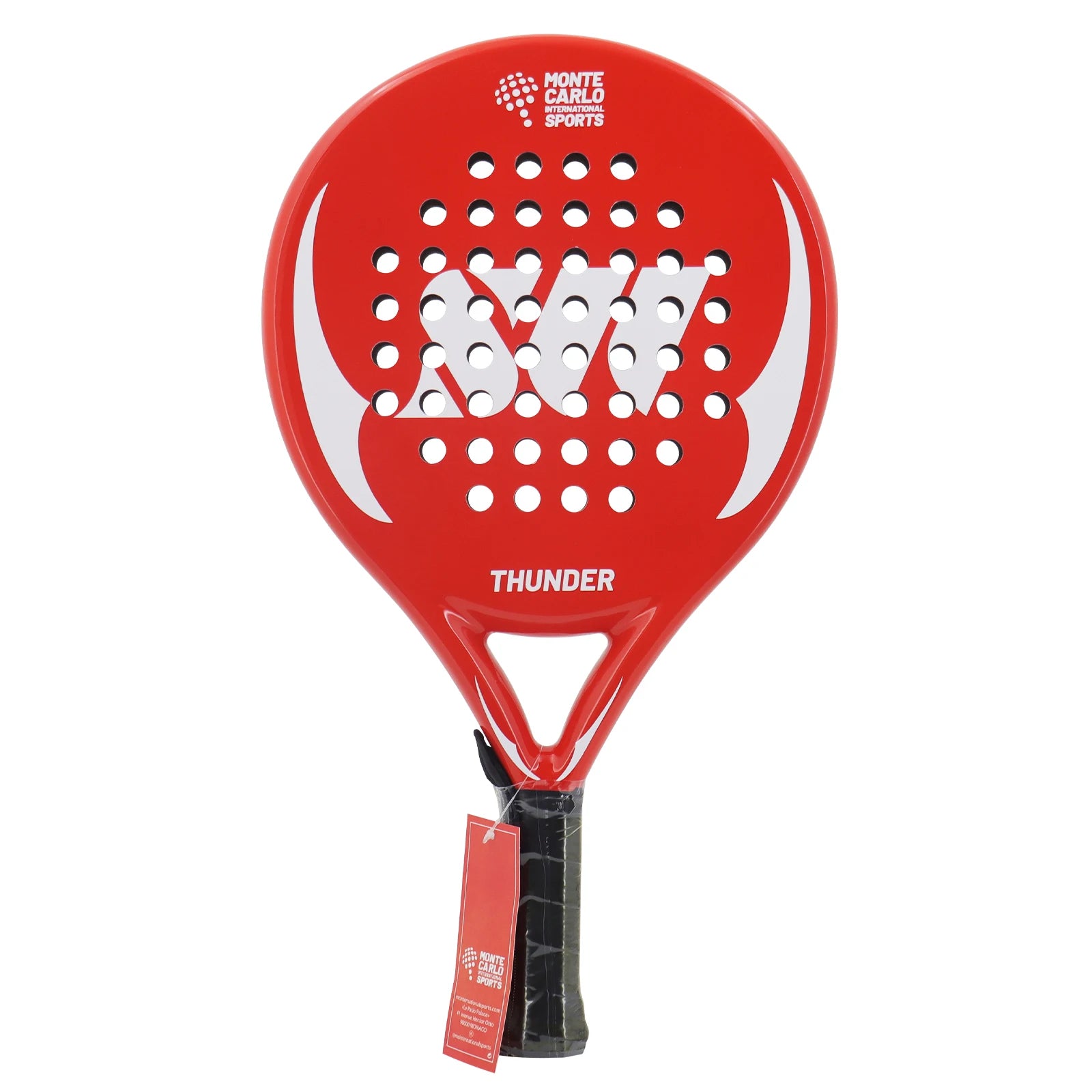 Padel Paddle 3K/18K Carbon Fiber EVA Soft Surface Teardrop Shape with Bag Round Raquette Racket