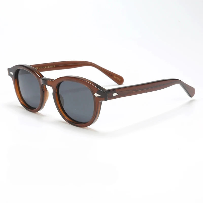 Johnny Depp Sunglasses Men Women Polarized Lemtosh Style Sun Glasses Brand Vintage Acetate Frame For Male Eyeglasses Eyewear