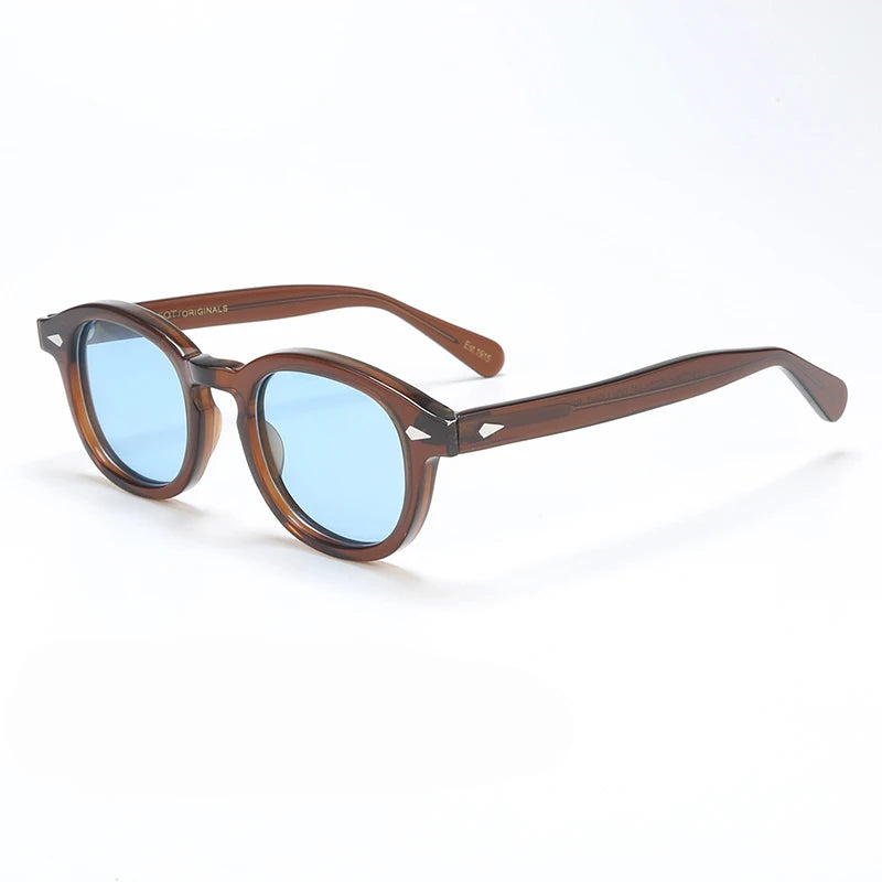 Johnny Depp Sunglasses Men Women Polarized Lemtosh Style Sun Glasses Brand Vintage Acetate Frame For Male Eyeglasses Eyewear