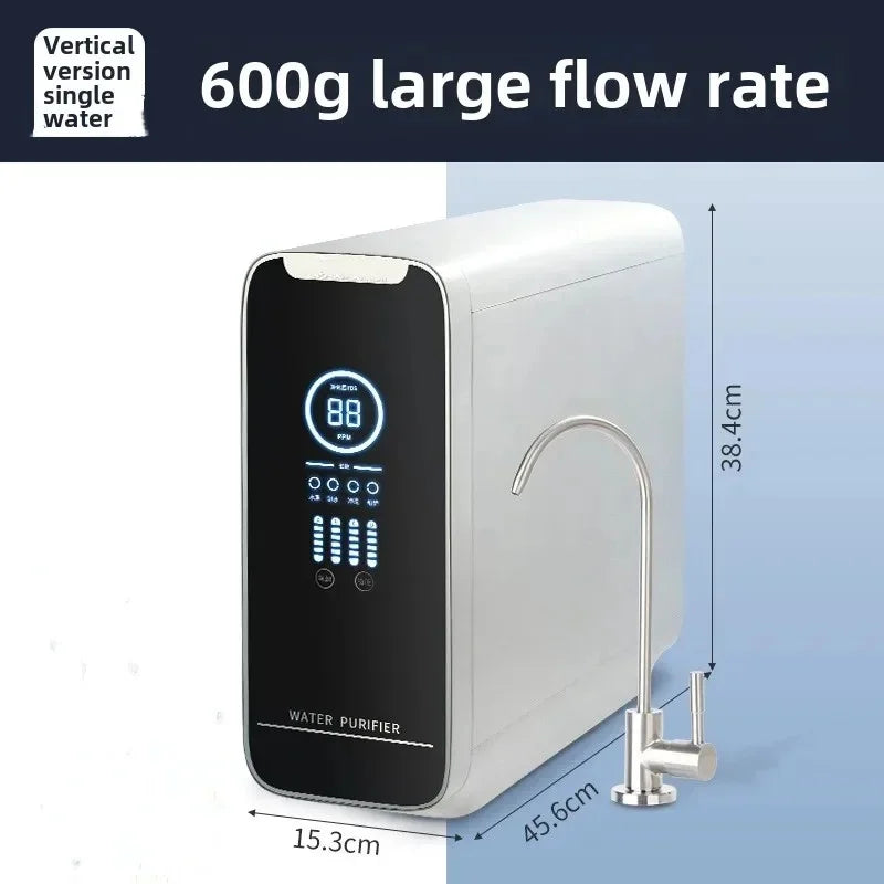Kitchen Water Purifier Reverse Osmosis Water Filtration Water Purifier System 600G/800G Flow Rate, Reduced TDS, , 2:1 Drainage Ratio