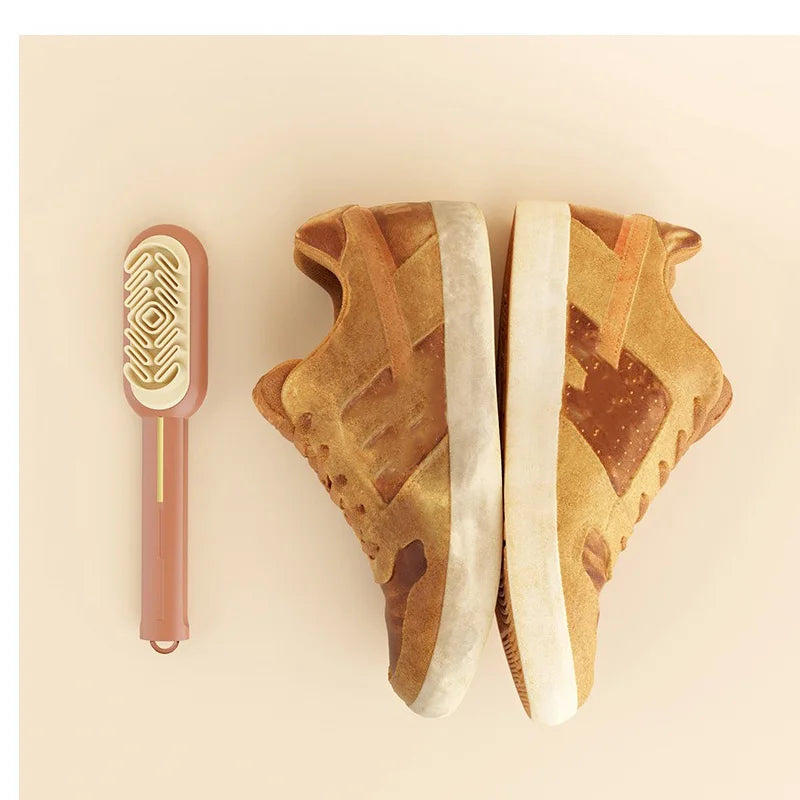 Brosse et gomme 2 en 1 pour chaussures en daim et nubuck, outil de nettoyage multifonction