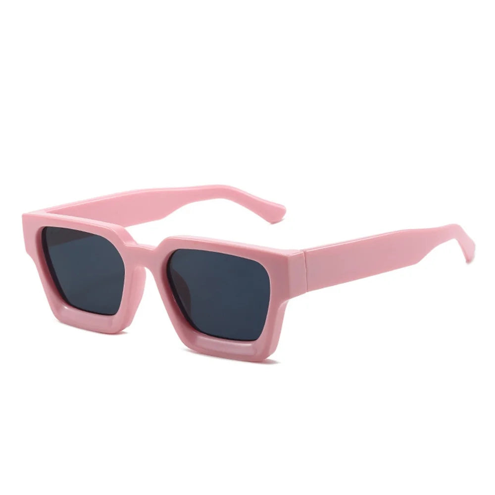 KLASSNUM Men Square Frame Sunglasses 2026 Luxury Brand Designer Sun Glasses Retro Trendy Shades UV400 Unisex Women Glasses New