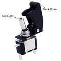 Auto Car Boat Truck Illuminated Led Toggle Switch With Safety Aircraft Flip Up Cover Guard Red Blue Green Yellow White 12V20A