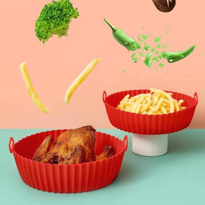Panier silicone antiadhésif pour air fryer