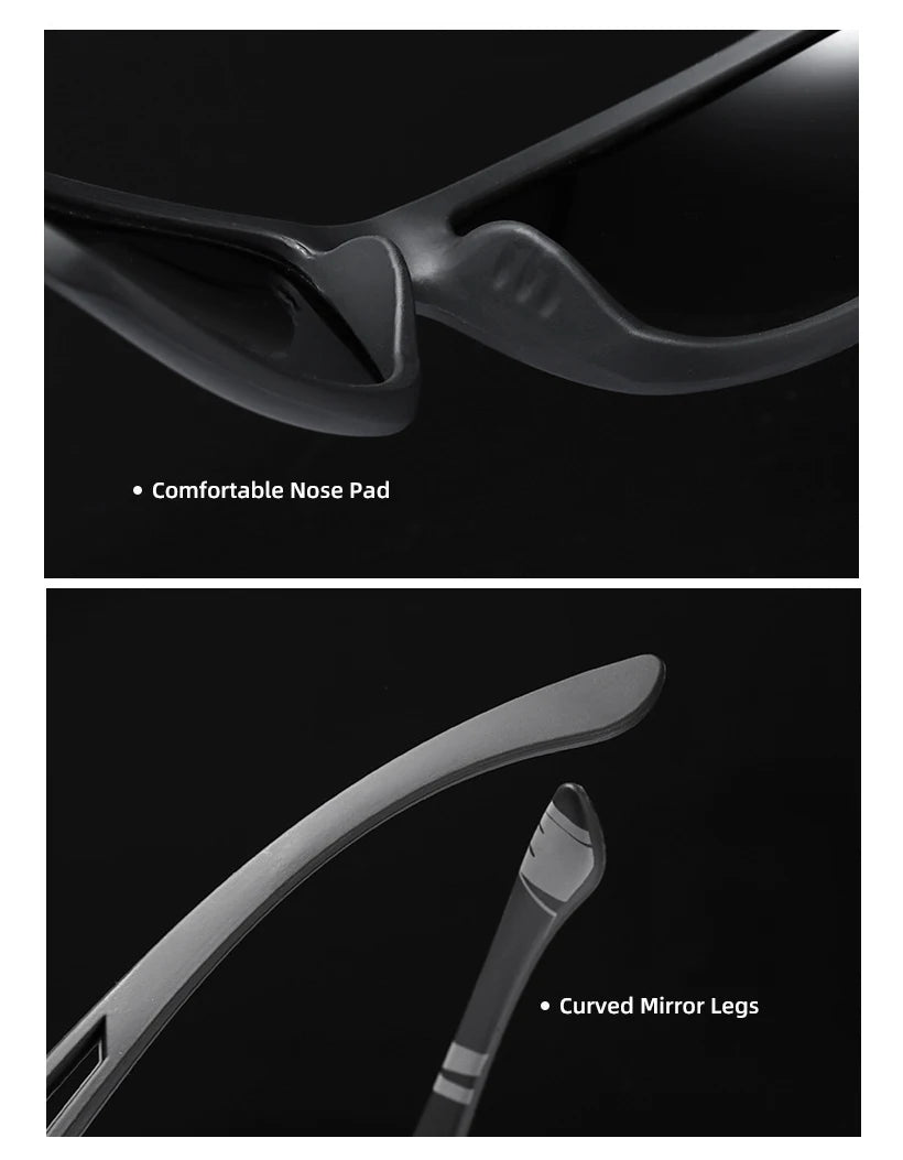 High Definition Polarized Sunglasses for Men Women Outdoor Sport Fishing Sun Glasses UV400 Protection Driving Eyeglasses