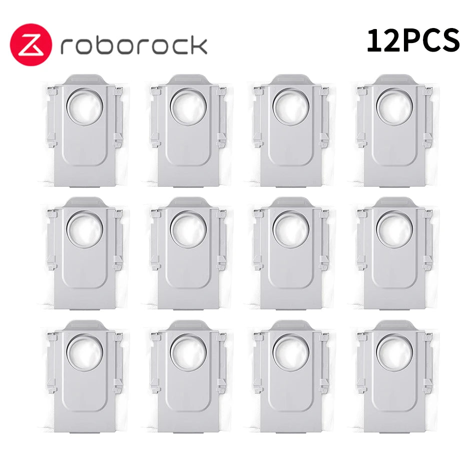 Roborock S8 MaxV Ultra Robot Vacuum Spare Parts Main Side Brushes Mop Cloths HEPA Filters Dust Bags Accessories