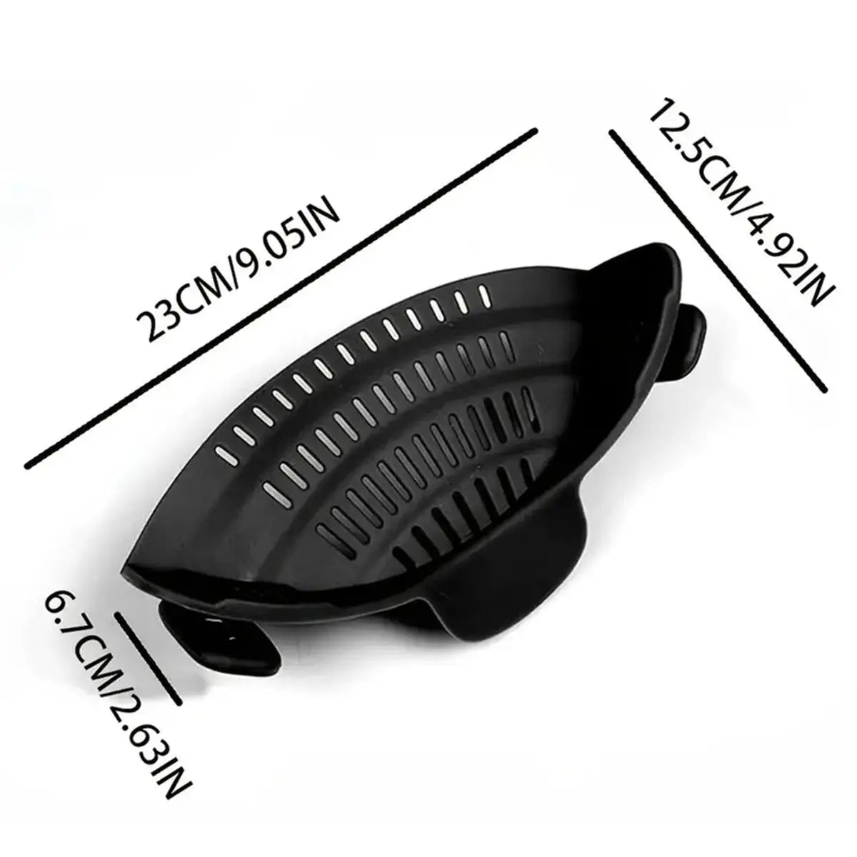 Passoire clip silicone ajustable pour casseroles et saladiers
