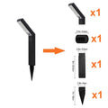 Solar Pathway Lights Outdoor Bright Solar Light IP65Waterproof Solar Powered Garden Lamp for Outside Walkway Patio Path Driveway