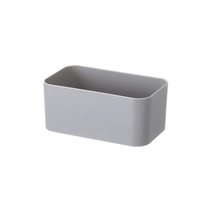 Wall Mounted Organizer Makeup Table Storage Box Shelf Adhesive Hanger kitchen Bathroom Storage Rack Drawer Organizer Container