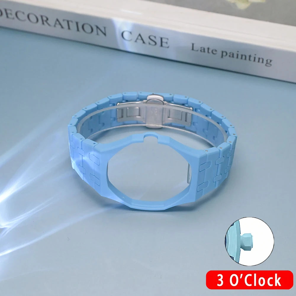 Kit de modification de luxe pour Swatch X AP Royal Pop, boîtier céramique plastique, transformation en montre-bracelet