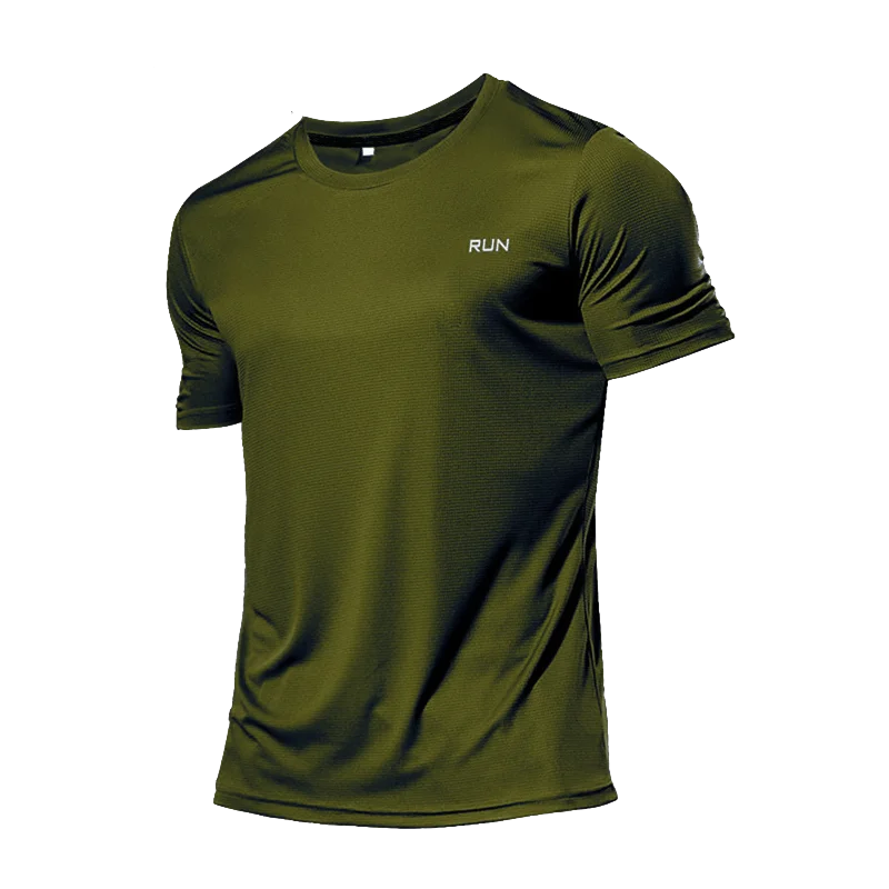 Sport Shirt  2024 Summer New 100% Polyester White Solid T Shirt Men Causal O-neck Basic T-shirt Male High Quality Running Tops