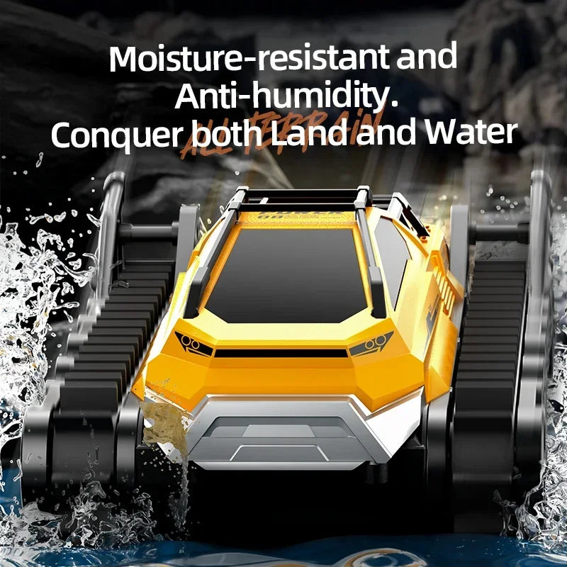 JJRC Q183 Rc Tank Car Track Remote Control Cars Off Road 2.4G Amphibious Crawler Truck Climbing Electric Model Vehicles Toys