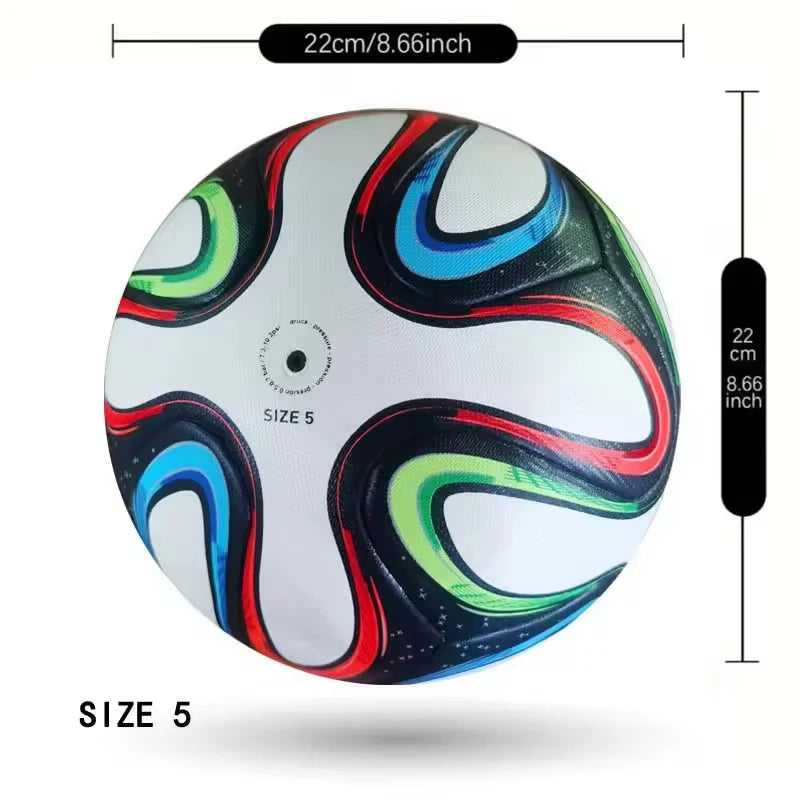 Football for Men and Women 2014 Match Size 5 Pu Adult Futebol Outdoor Sports Training Ball Professional Thickened Team Soccer