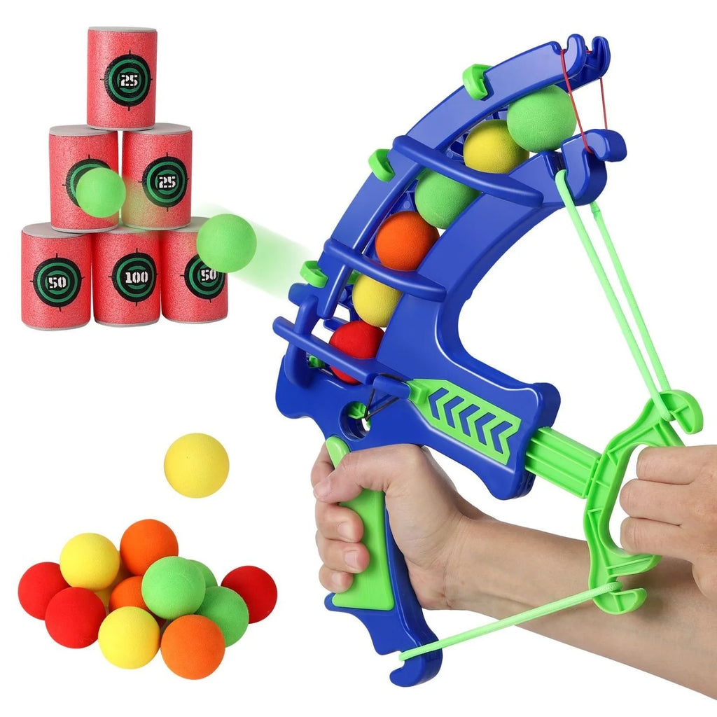 Montessori Throw Sport Slingshot Target Sticky Ball Dartboard Basketball Board Games Educational Outdoor Game Toy