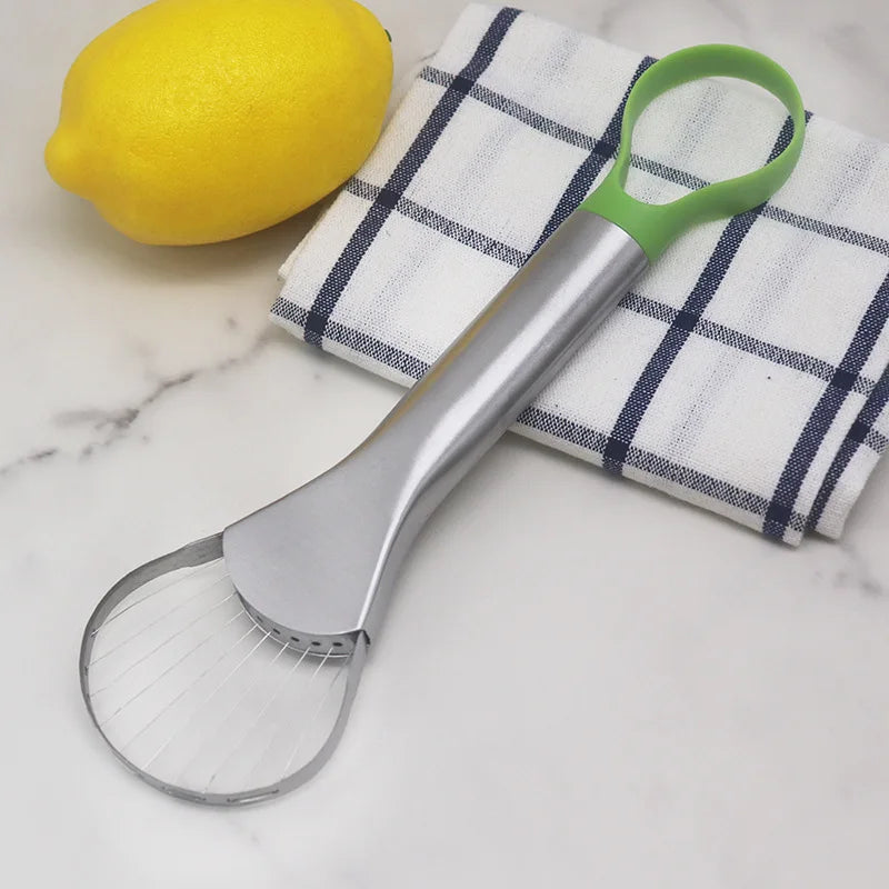 Coupe-avocat 2-en-1 en inox