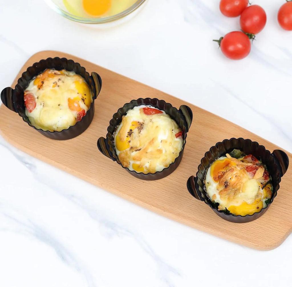 Moules silicone pour œufs et muffins — air fryer et four