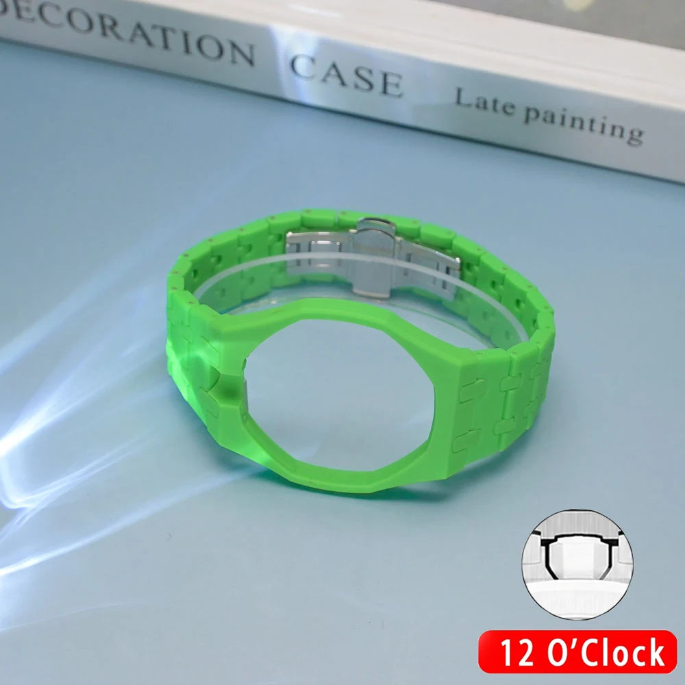 Luxury Modification Kit for Swatch X AP Royal POP Plastic Ceramics Watch Case Strap Pocket Changer To Wristwatch