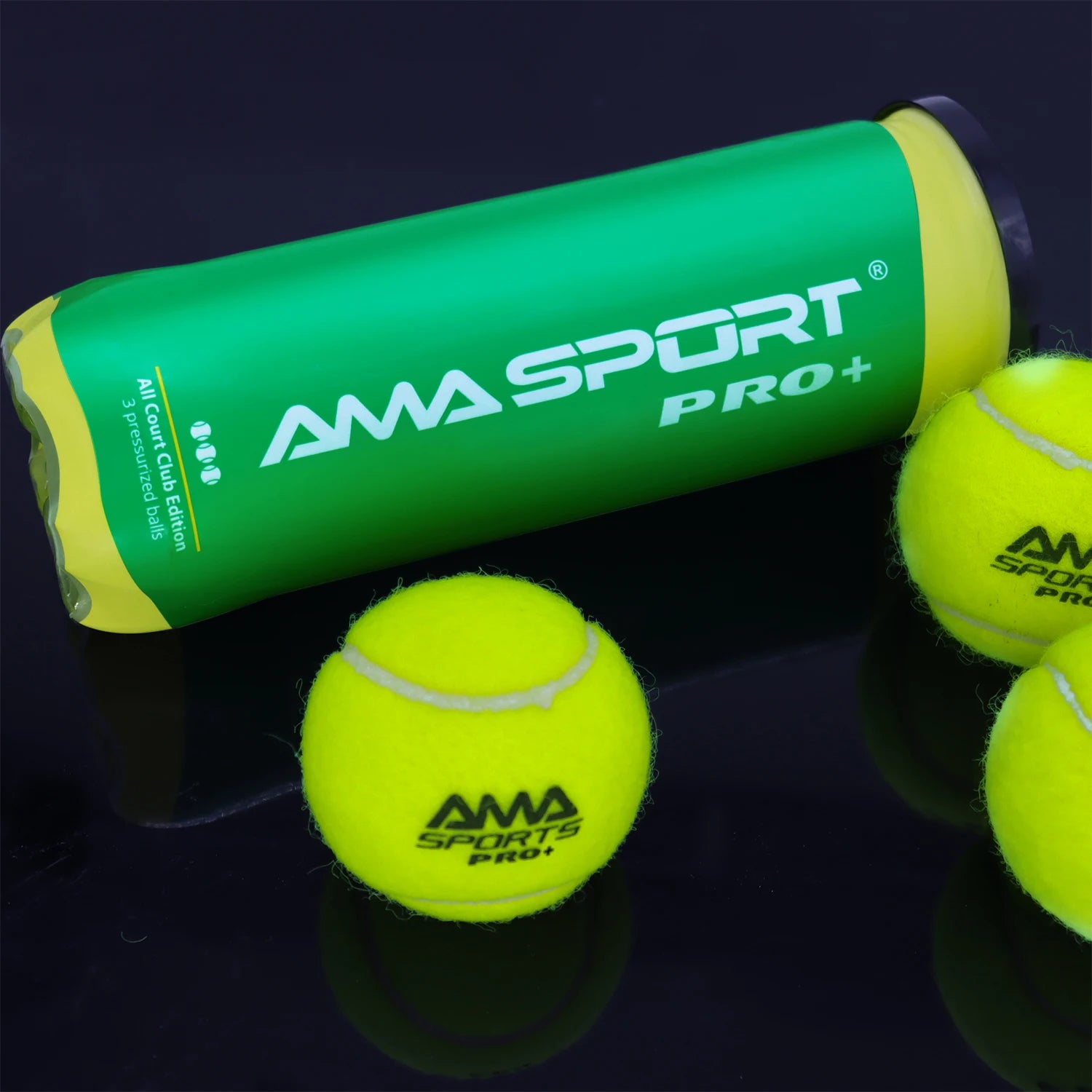 Padel Balls Pack of 3-Durable Tournament Grade Padel Balls - Optimal Bounce Padel Balls for Professional and Amateur Players