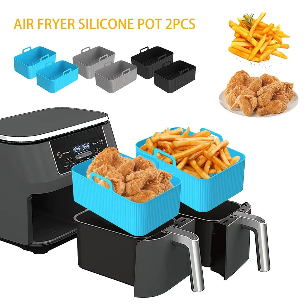 Moule silicone pour air fryer — lot de 2