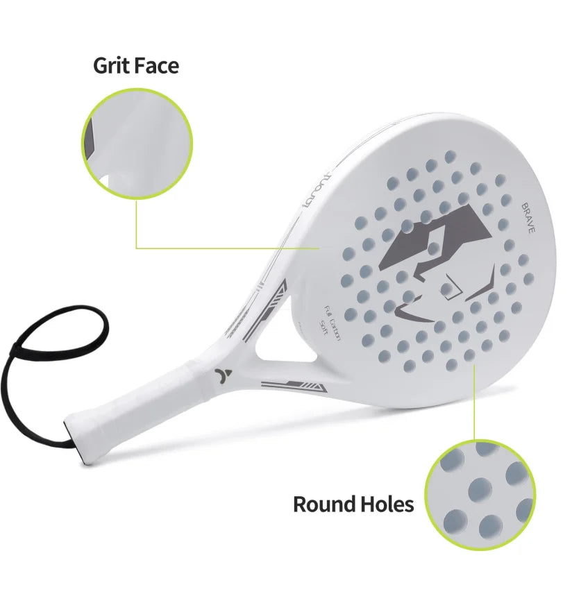 Padel Tennis Rackets,Paddle Tennis Racquets Carbon Fiber with EVA Memory Flex Foam Core,Paddle Racket Lightweight for Pop Tennis