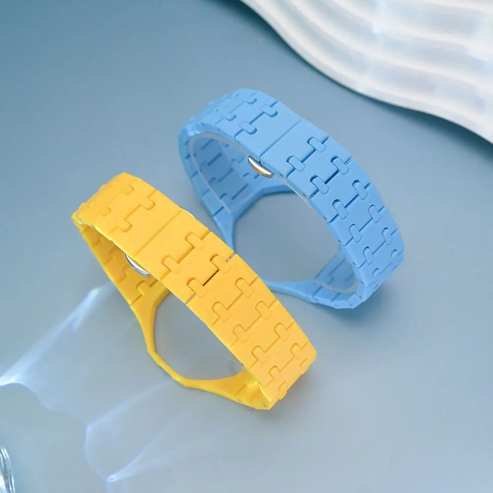 Luxury Modification Kit for Swatch X AP Royal POP Plastic Ceramics Watch Case Strap Pocket Changer To Wristwatch