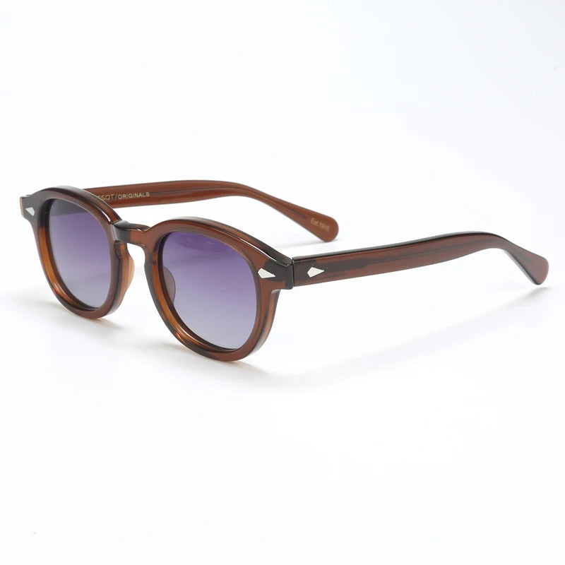 Johnny Depp Sunglasses Men Women Polarized Lemtosh Style Sun Glasses Brand Vintage Acetate Frame For Male Eyeglasses Eyewear