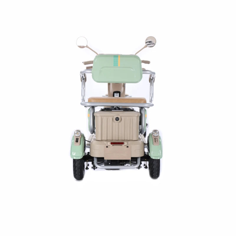 The Three Wheeled Electric Tricycle Is a Versatile  Barrier Free Vehicle for Leisure and Commuting  Featuring an Open Body