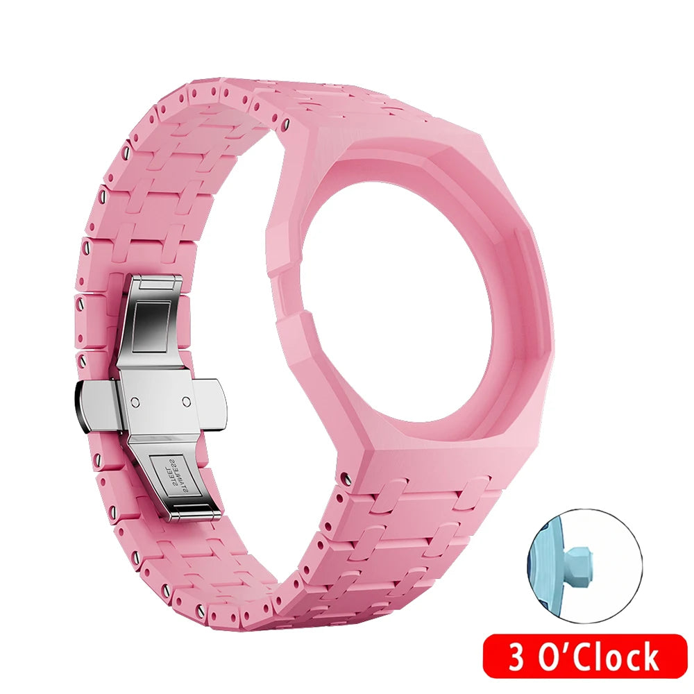 Luxury Modification Kit for Swatch X AP Royal POP Plastic Ceramics Watch Case Strap Pocket Changer To Wristwatch
