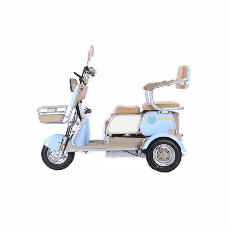 The Three Wheeled Electric Tricycle Is a Versatile  Barrier Free Vehicle for Leisure and Commuting  Featuring an Open Body