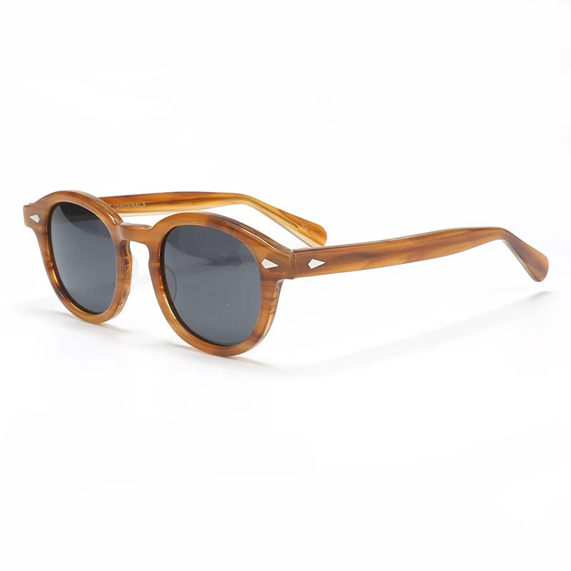 Johnny Depp Sunglasses Men Women Polarized Lemtosh Style Sun Glasses Brand Vintage Acetate Frame For Male Eyeglasses Eyewear