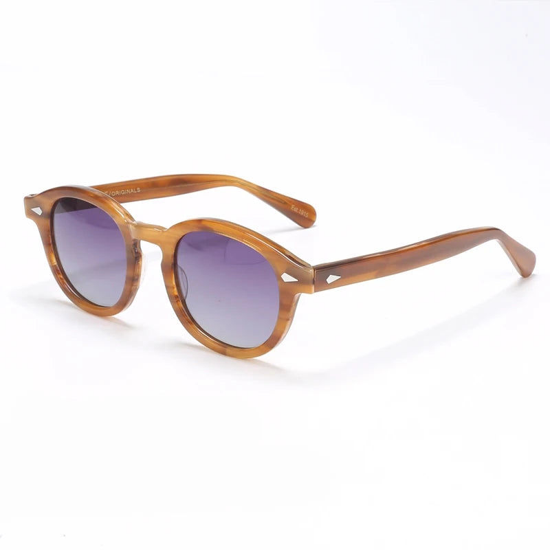 Johnny Depp Sunglasses Men Women Polarized Lemtosh Style Sun Glasses Brand Vintage Acetate Frame For Male Eyeglasses Eyewear
