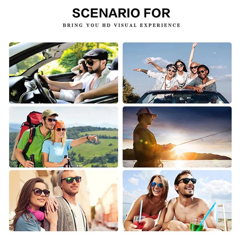 CATERSIDE Round Polarized Sunglasses Men Vintage TR90 Frame High-Quality Sun Glasses for Women Driving Fishing Eyewear UV400