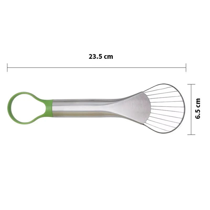 Coupe-avocat 2-en-1 en inox