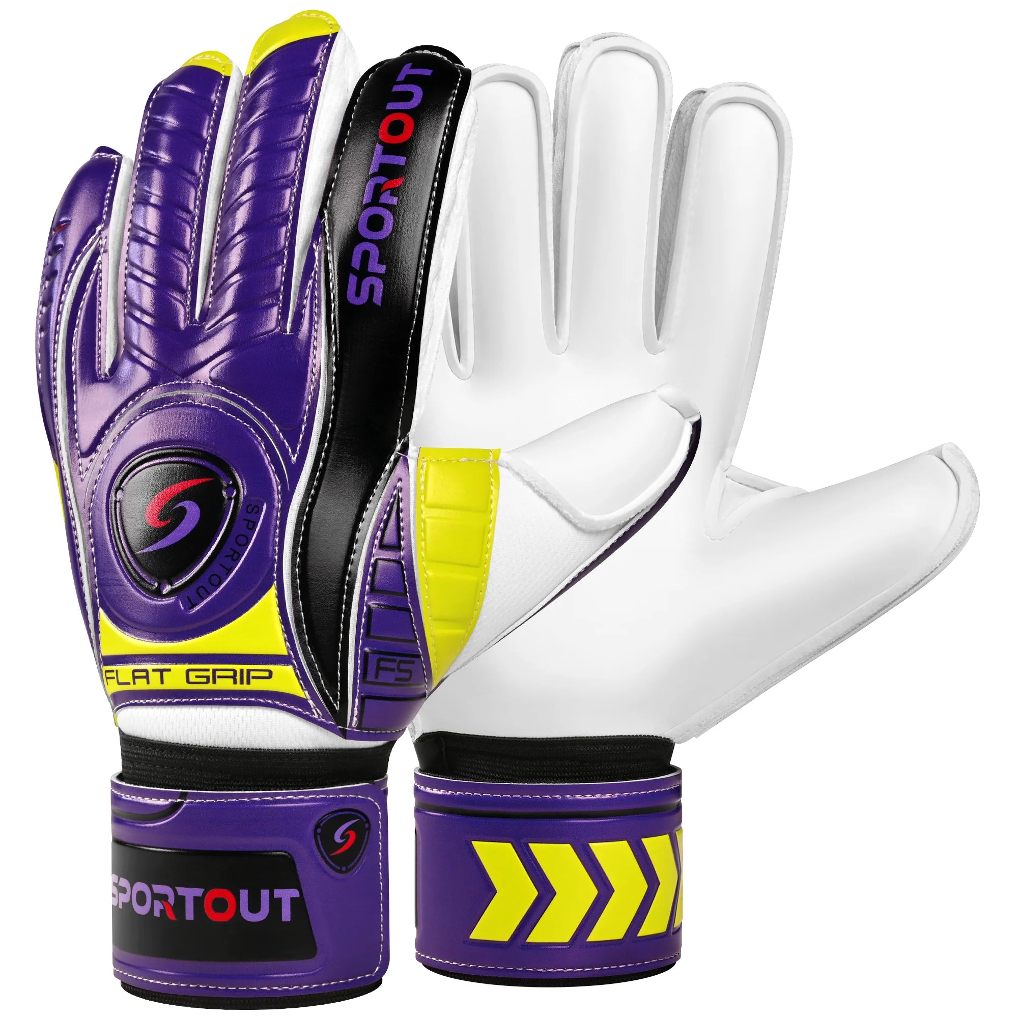 Sportout Goalkeeper Gloves, Goalkeeper Gloves, Durable Football Gloves, Breathable Football Goalkeeper Gloves