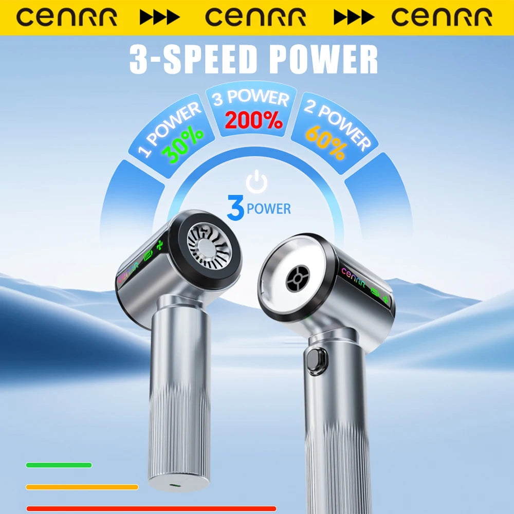 CENRR New Car Vacuum Cleaner Powerful Mini Portable Vacuum Cleaner for Home Appliance Handheld Blower Gift a Birthday Present