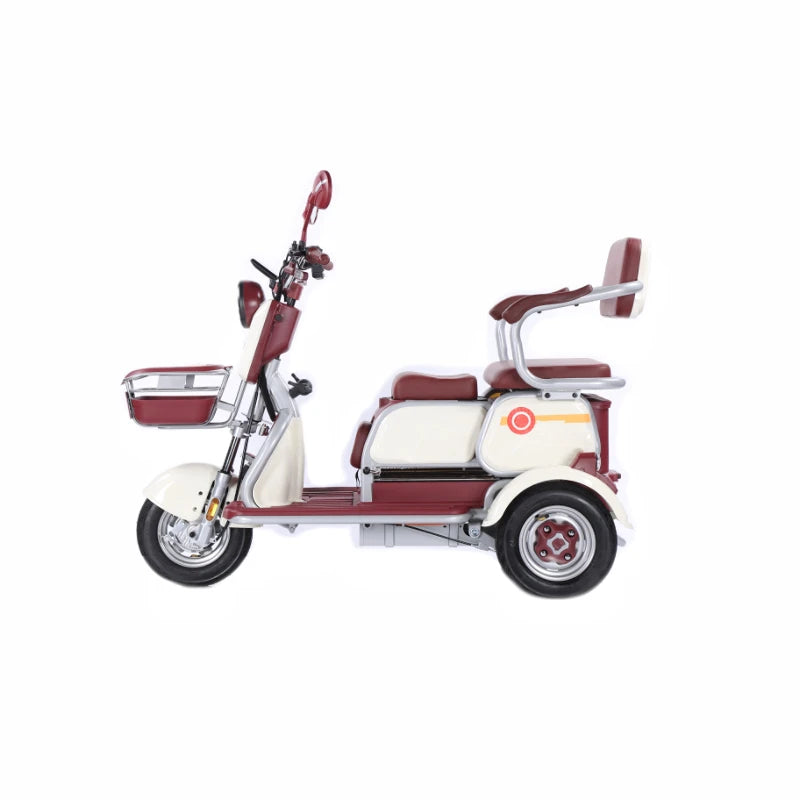 The Three Wheeled Electric Tricycle Is a Versatile  Barrier Free Vehicle for Leisure and Commuting  Featuring an Open Body