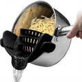 Passoire clip silicone ajustable pour casseroles et saladiers
