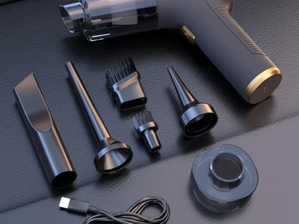CENRR 98000PA Powerful Mini Car Vacuum Cleaner Cordless Wireless Car Cleaner HandHeld Portable Vacuum Cleaner Air Gun