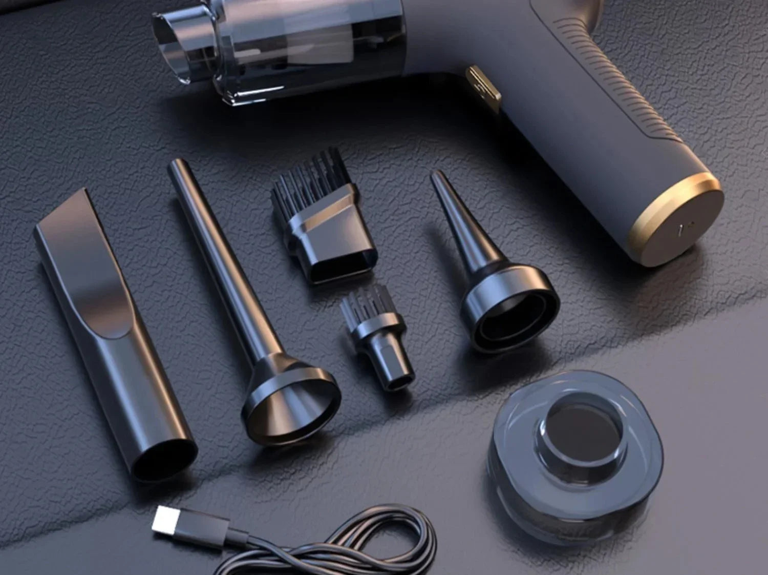 CENRR 98000PA Powerful Mini Car Vacuum Cleaner Cordless Wireless Car Cleaner HandHeld Portable Vacuum Cleaner Air Gun